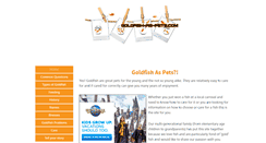 Desktop Screenshot of goldfish-as-pets.com